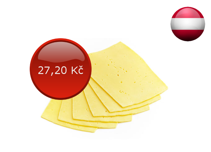 Cena za plátkový Leerdammer 100 g