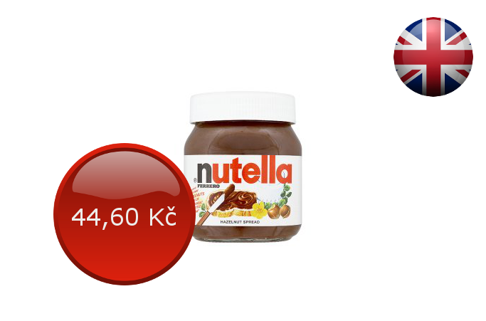 Lískooříšková pomazánka	400 g Nutella, zde ve slevě
