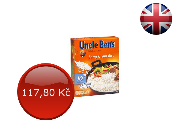 Rýže Uncle Bens, cena za 1 kg
