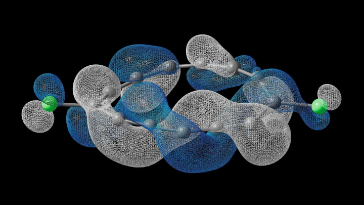 Autor: IBM, University of Manchester Dysonův orbital pro připojení elektronu, vypočtený pomocí kvantového hardwaru