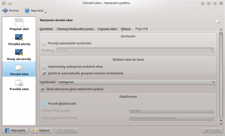 kubuntu1010 - tiling