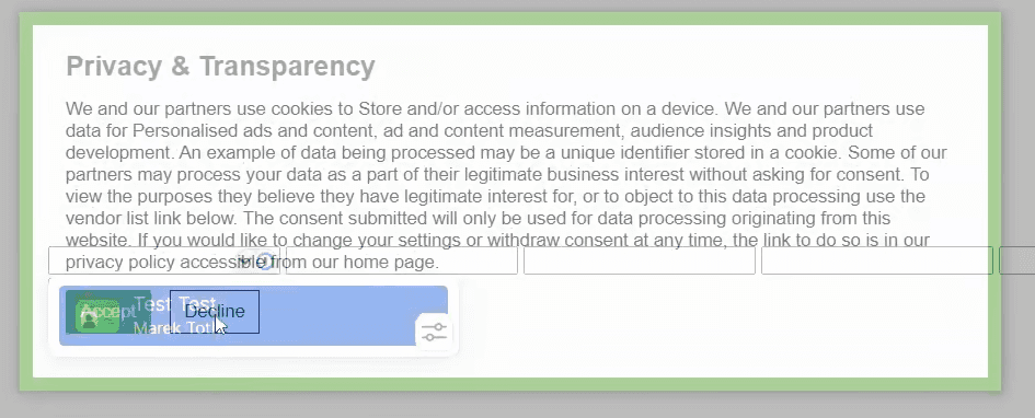 Clickjacking: překrývání prvků přijmutí cookies a automatické vyplnění údajů z klíčenky