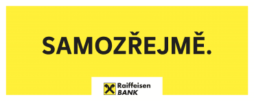 Nová forma komunikace Raiffeisenbank s hlavním heslem v podobě slova „Samozřejmě“ (20. 9. 2021)