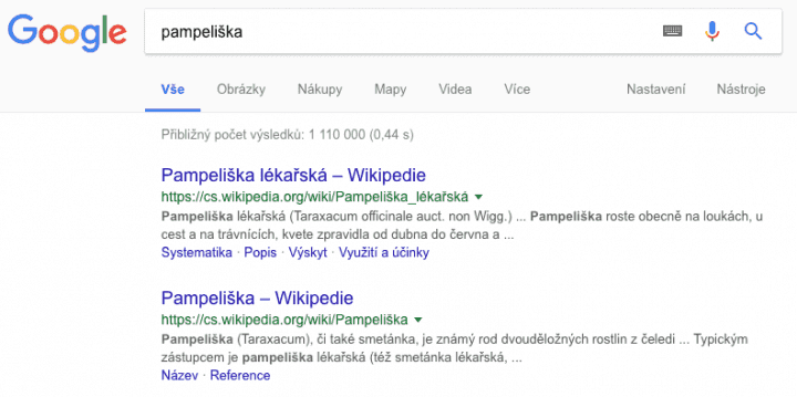 Google a spol. prohledávají surface web