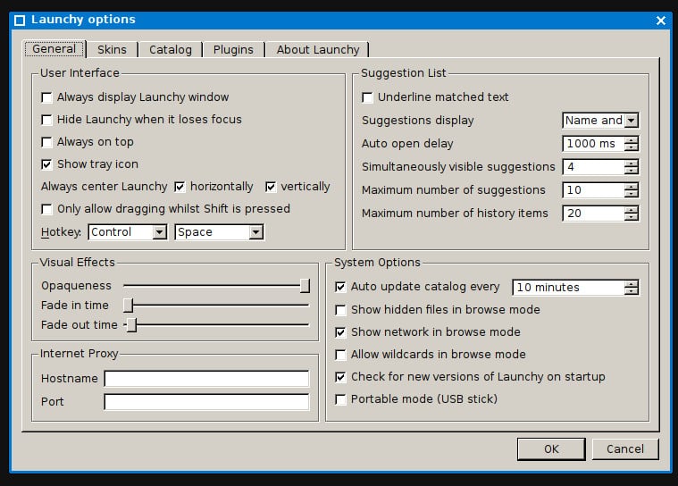 Arch: spouštěče aplikací