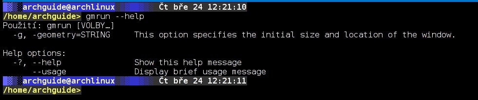 Arch: spouštěče aplikací