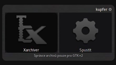 Arch: spouštěče aplikací