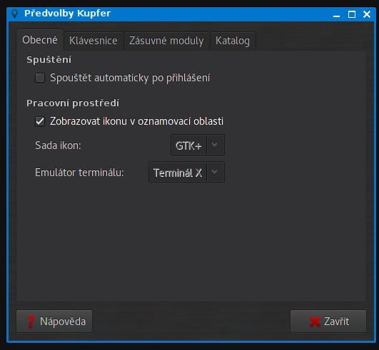 Arch: spouštěče aplikací