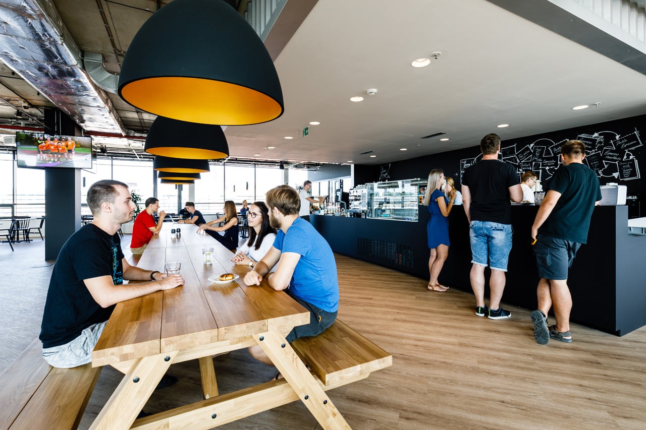 Avast a jeho kanceláře v objektu Vlněna v Brně