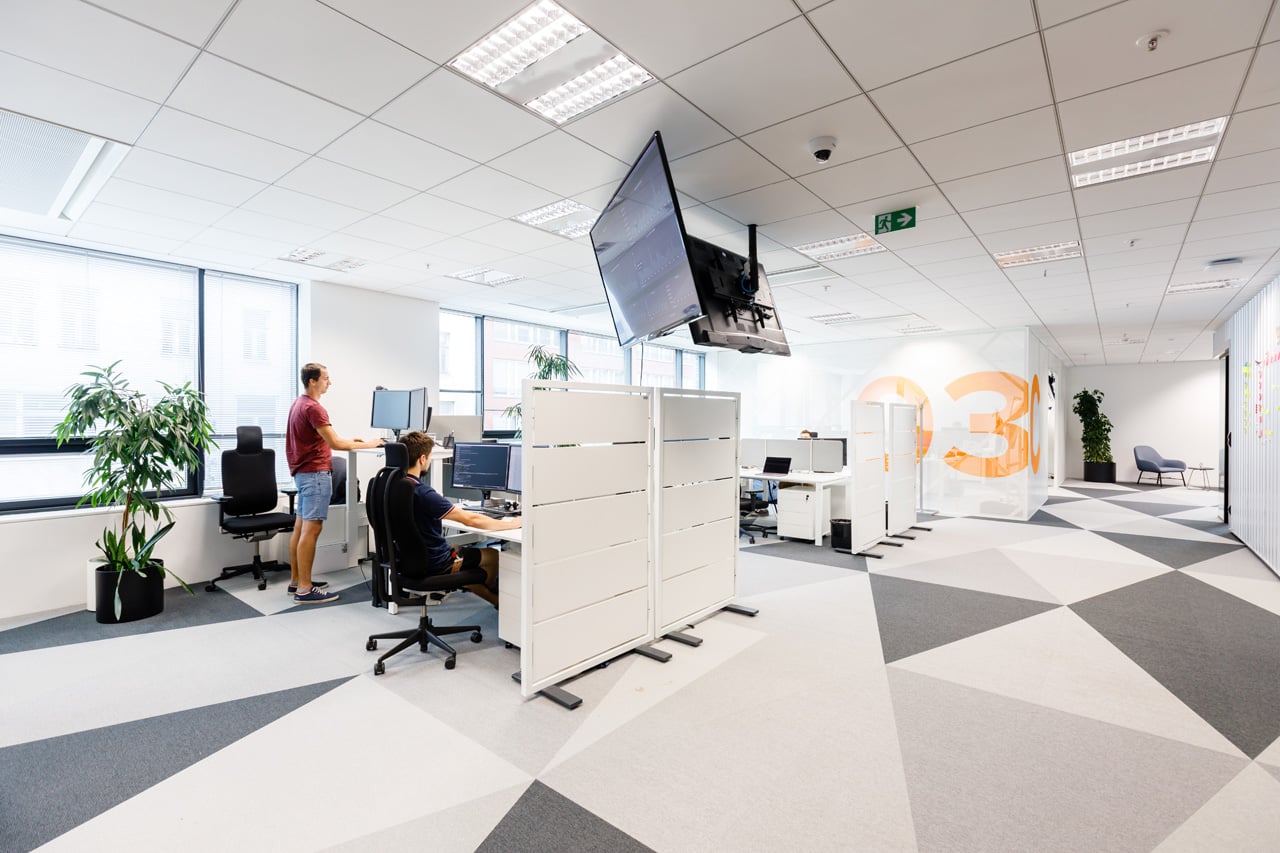 Avast a jeho kanceláře v objektu Vlněna v Brně