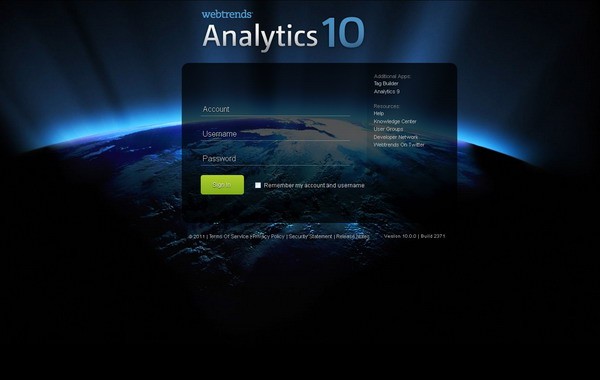 webtrends analytics 10