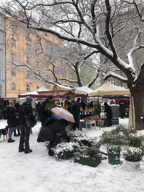 Lednové farmářské trhy v Praze