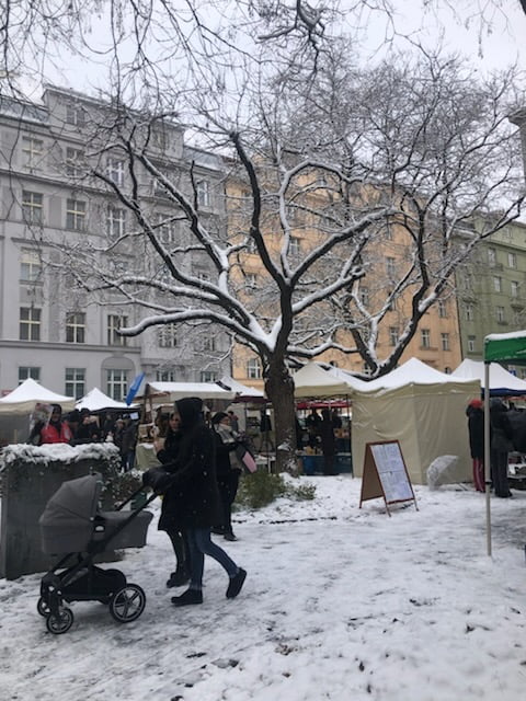 Lednové farmářské trhy v Praze