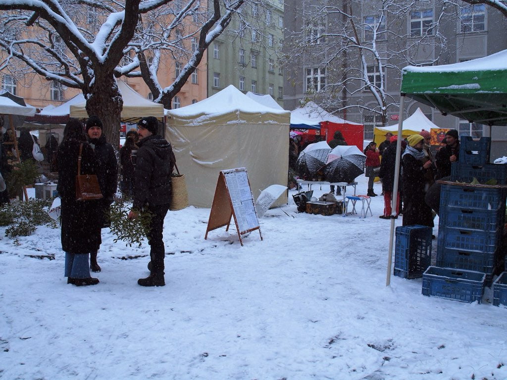 Lednové farmářské trhy v Praze