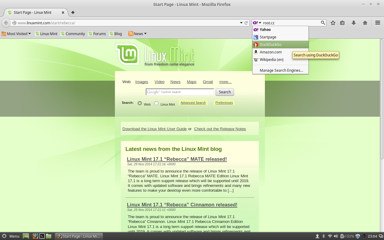 Linux Mint 17.1 Cinnamon