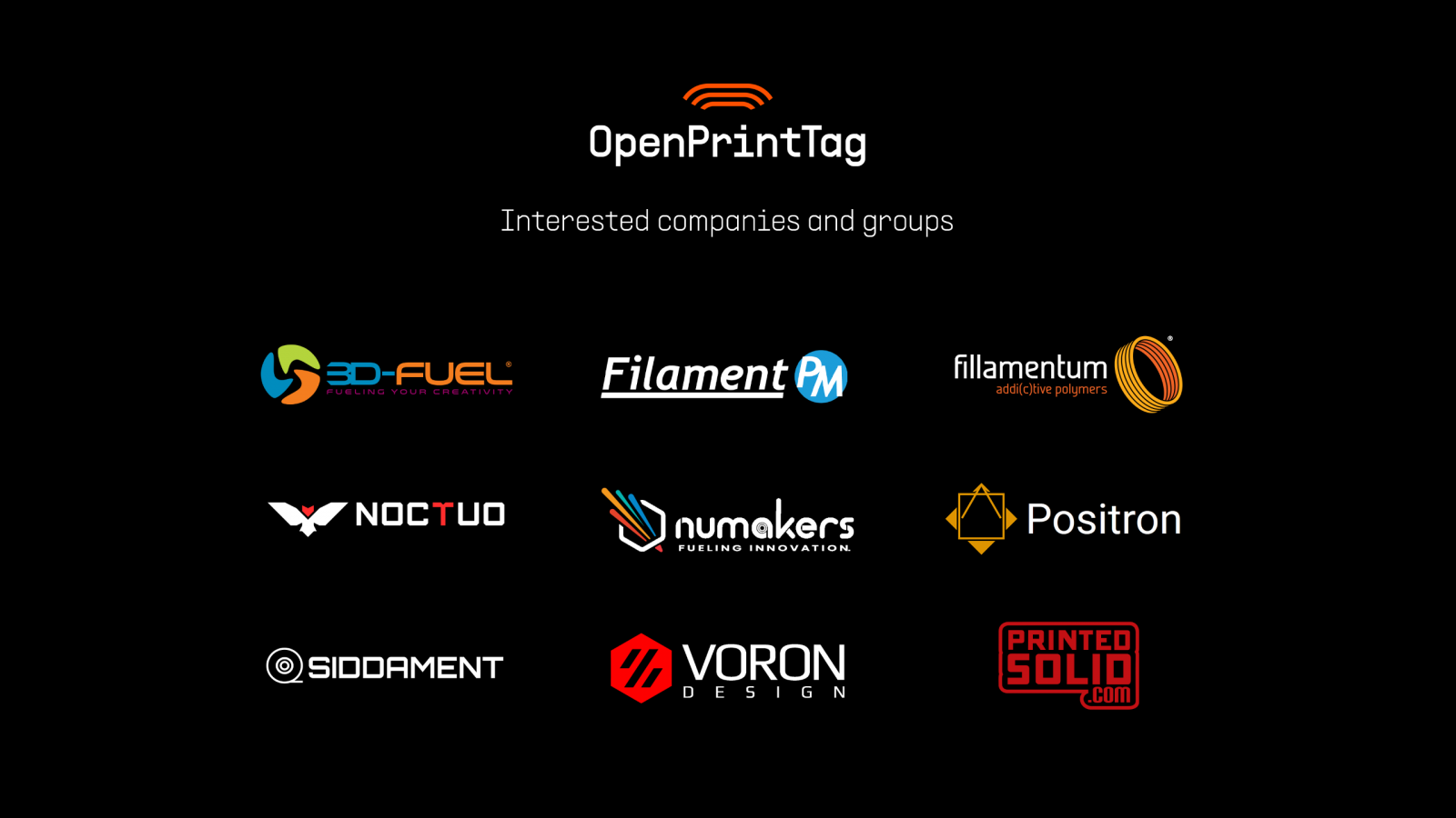 Prusa Research OpenPrintTag