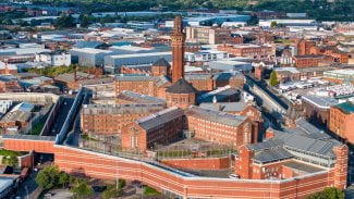 Vězení v britském městě Manchester