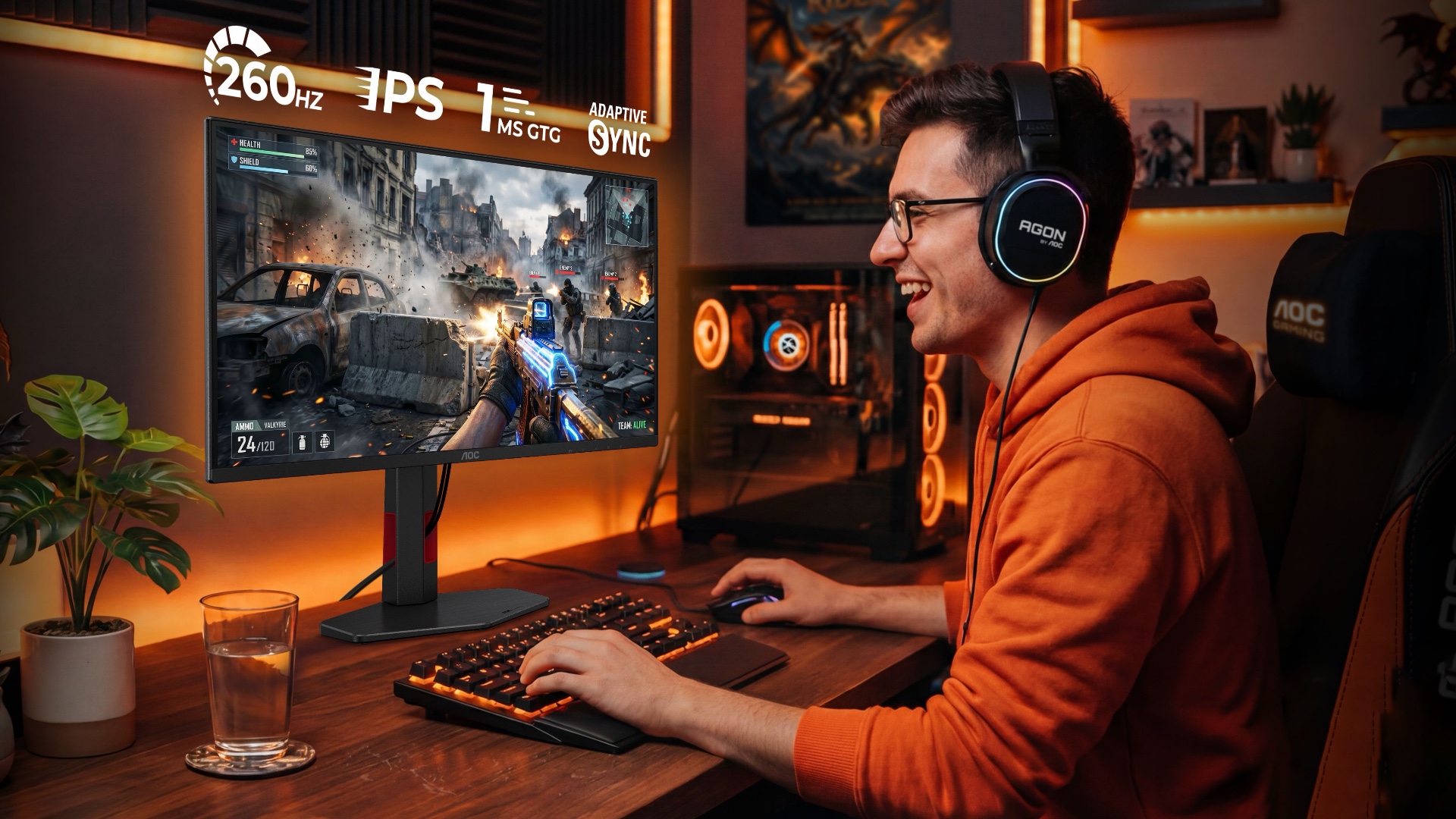 Herní monitor AOC GAMING 25G4ZR