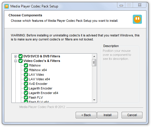 windows media player codec pack