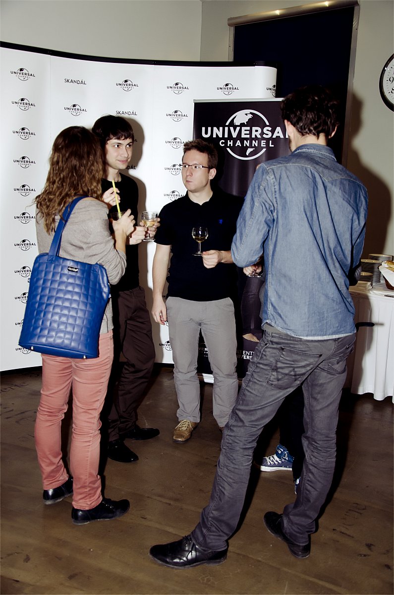 Pražská party Universal Channel k uvedení seriálu Skandál