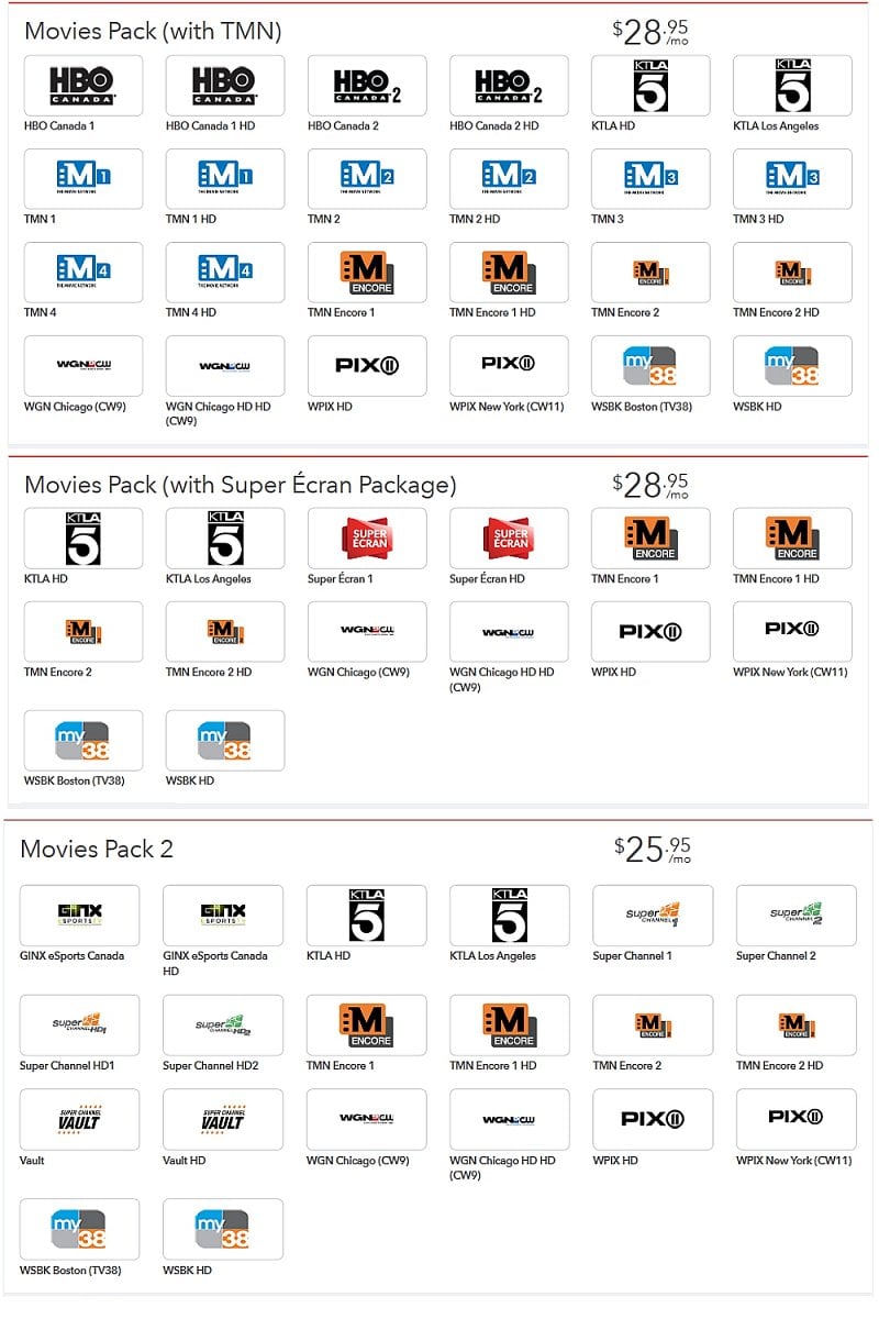 Prémiová programová nabídka