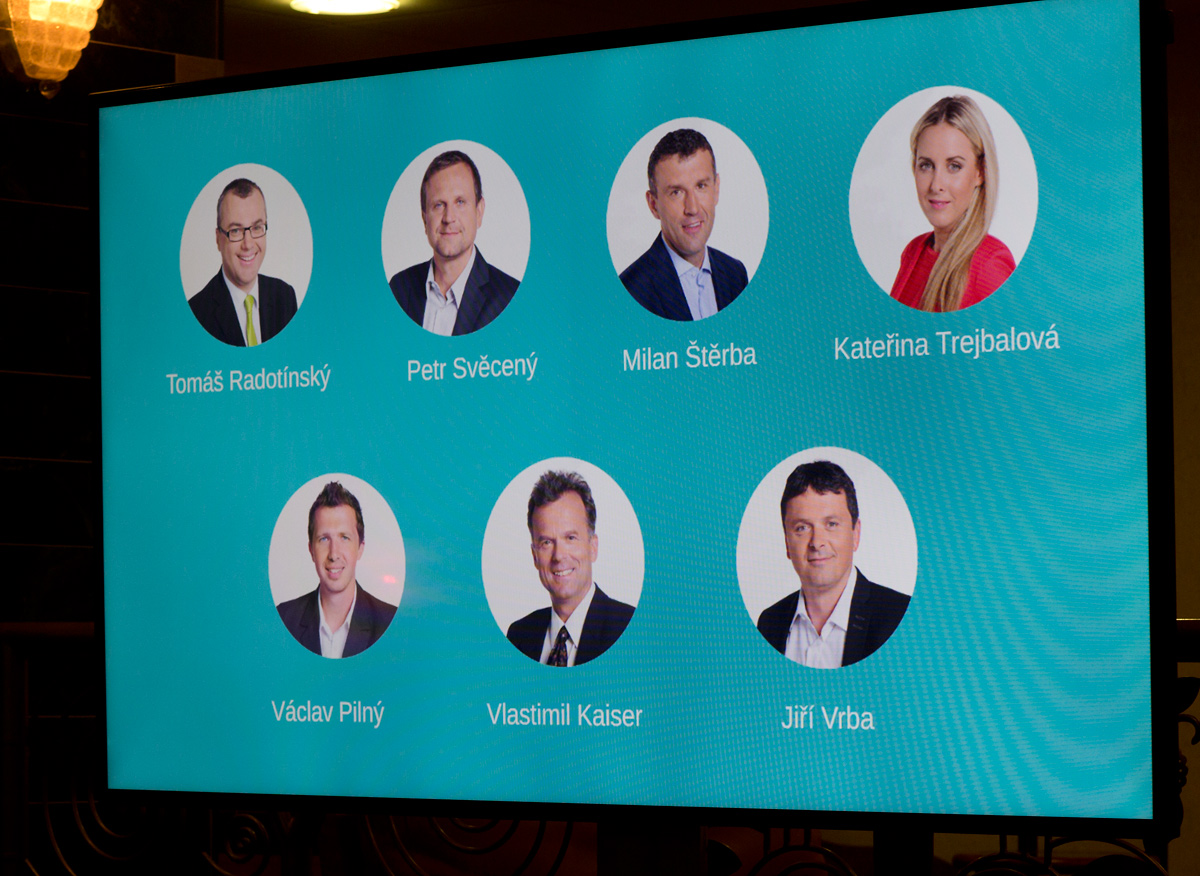 Tisková konference kanálu O2 Sport, 28. července 2015