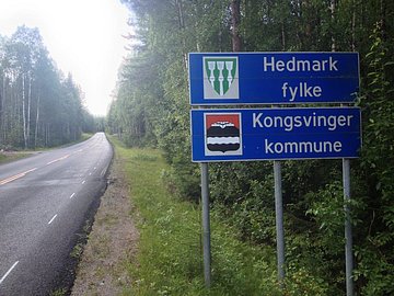 Hraniční zóna Torsbyvegen (N) - Torsby (S)