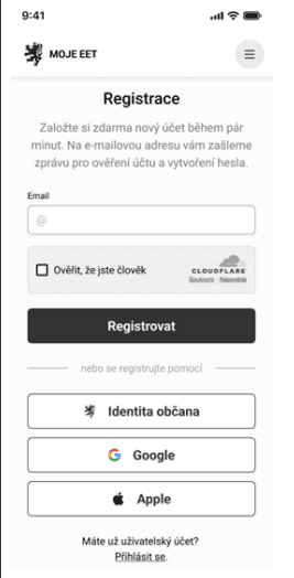 Jak má vypadat aplikace zdarma MOJE EET od finanční správy