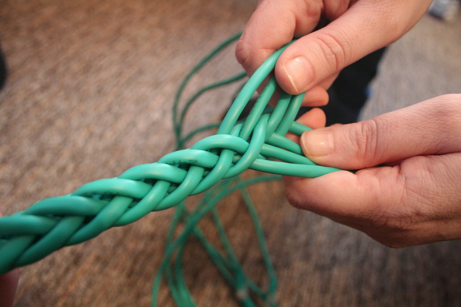 Pomlázka nám roste krásně před očima, buďte trpěliví a utahujte.