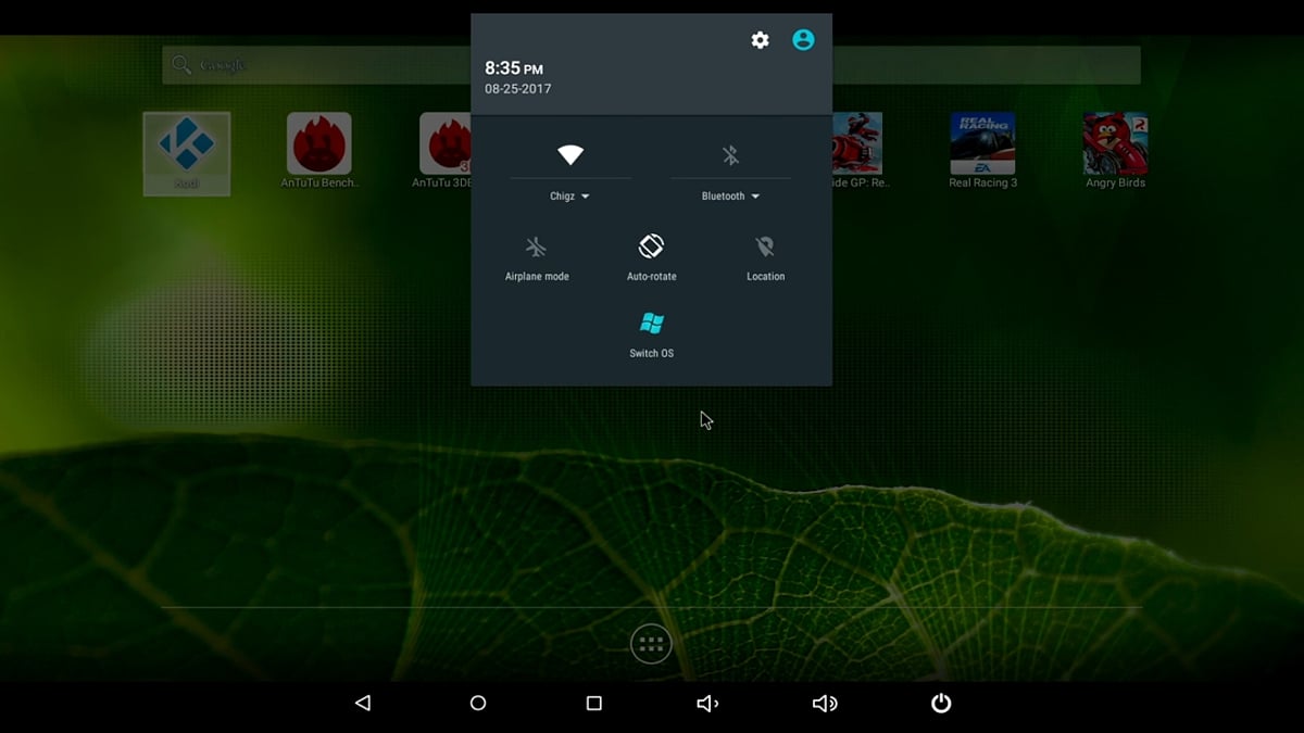 X5 Dual Boot Mini PC - Operační systém Android