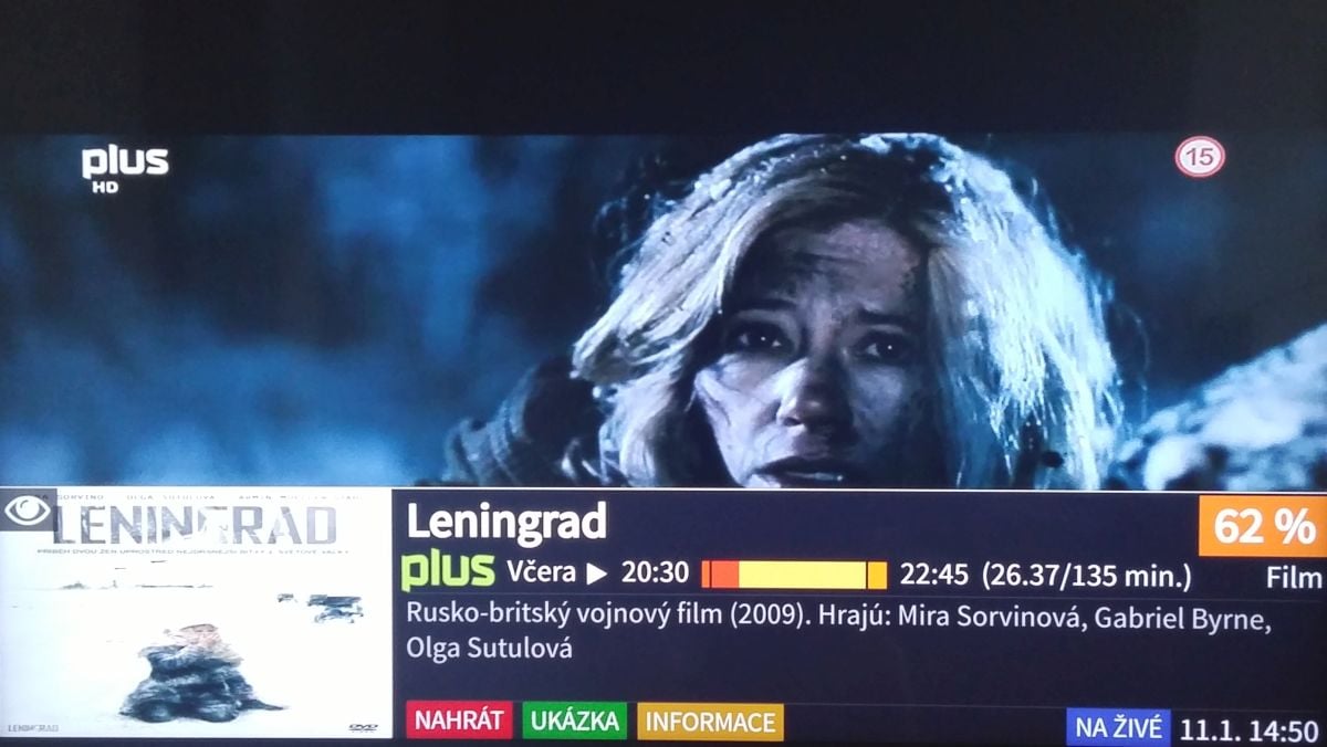 Lepší.TV - volba Televize (EPG) - na televizoru Sony