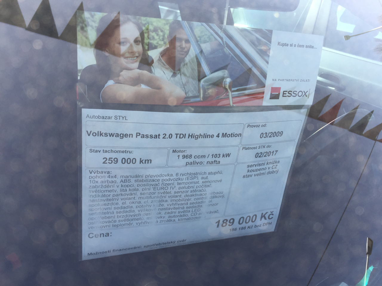 Volkswagen Passat, Autobazar Styl, kilometry v pořádku