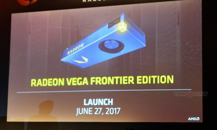 Radeon Vega Frontier Edition půjde na trh 27. června (Zdroj: techPowerUp)