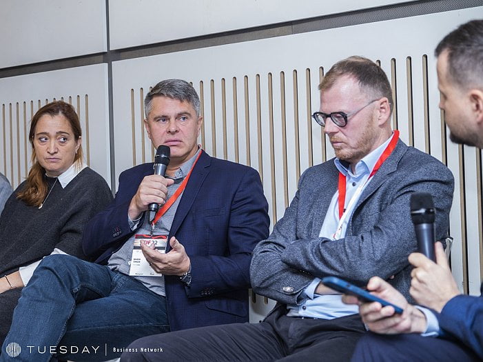 Generální ředitel TV Prima Marek Singer při debatě na konferenci Czech Internet Forum