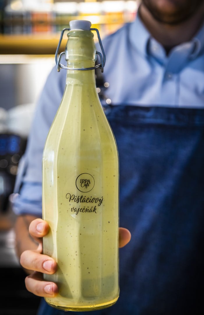 Pistáciový vaječňák 1 l/ 950 Kč, Vajčnák 1 l/ 850 Kč