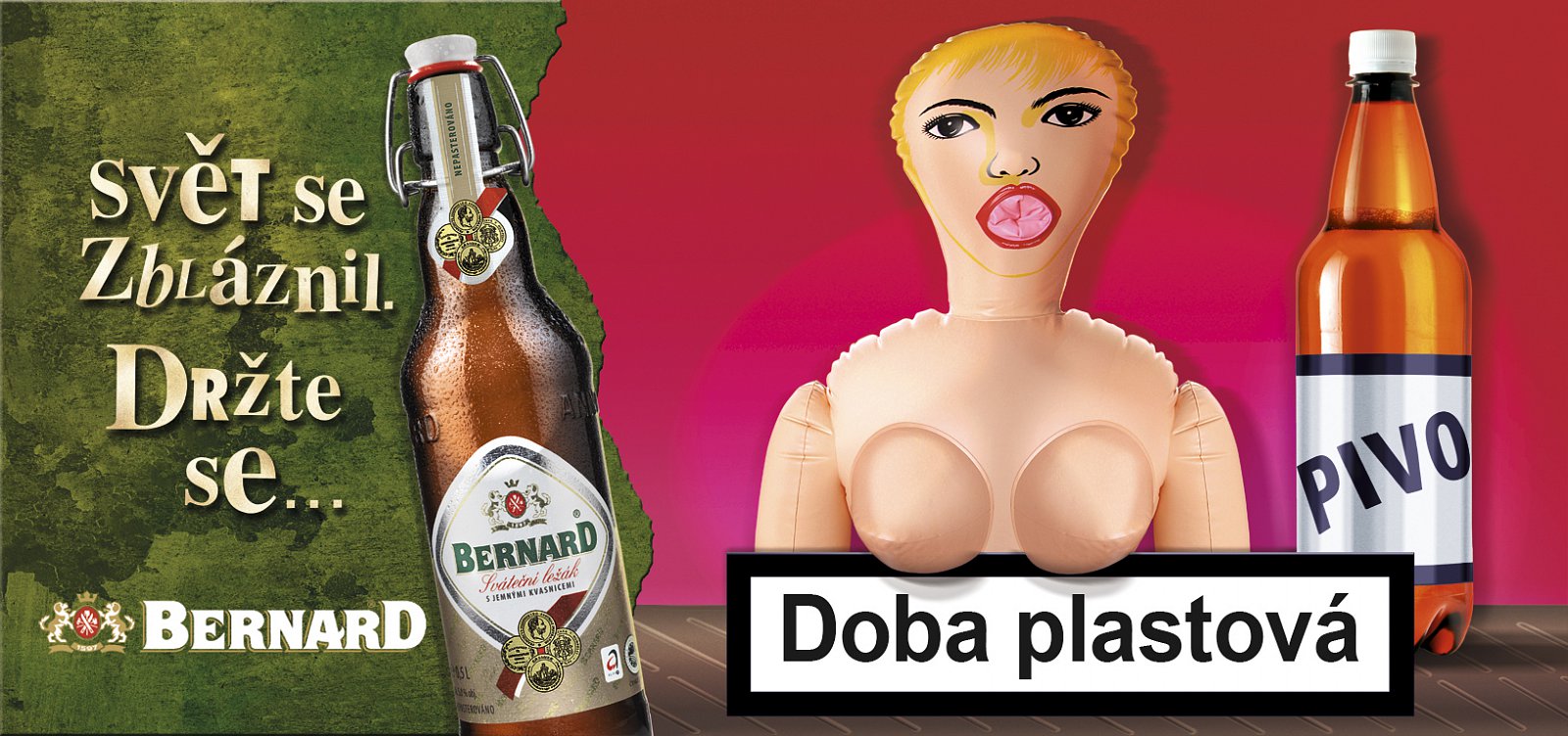 Reklamní kampaň "Svět se zbláznil. Držte se..."