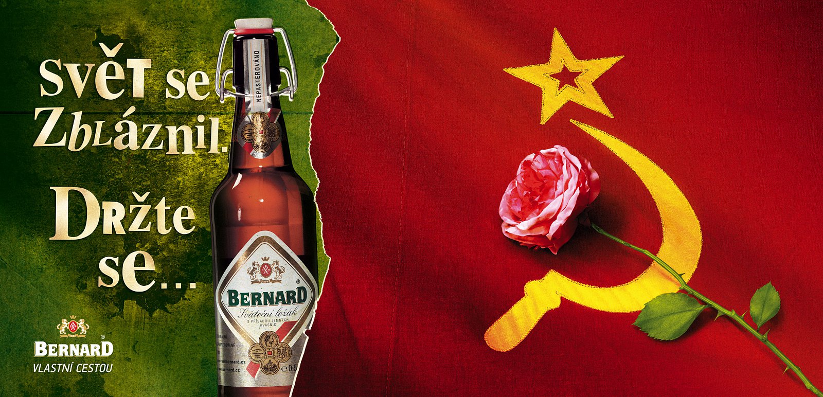 Reklamní kampaň "Svět se zbláznil. Držte se..."