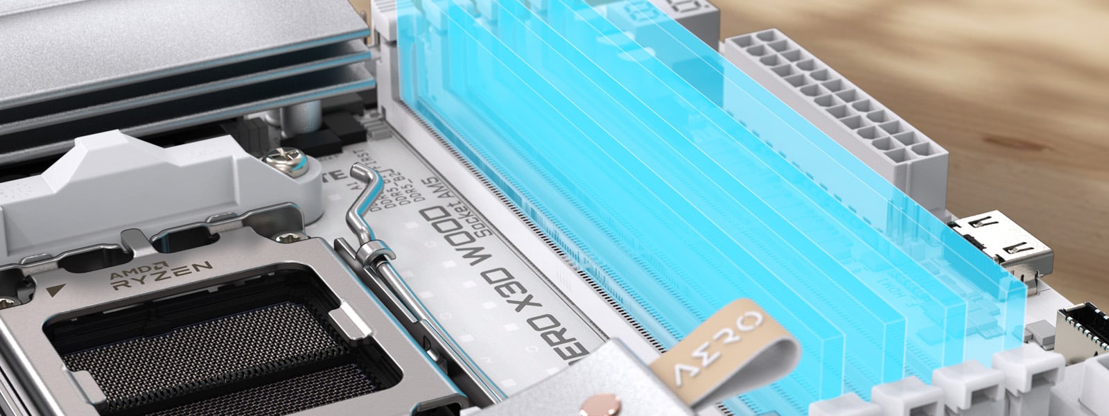 Gigabyte X870E Aero X3D Wood