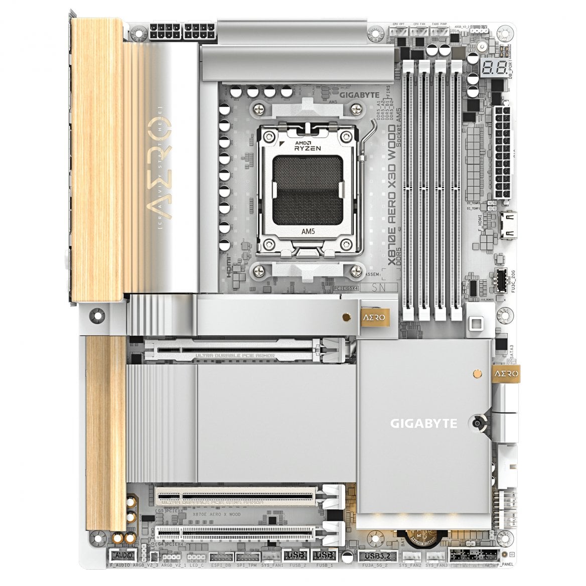 Gigabyte X870E Aero X3D Wood