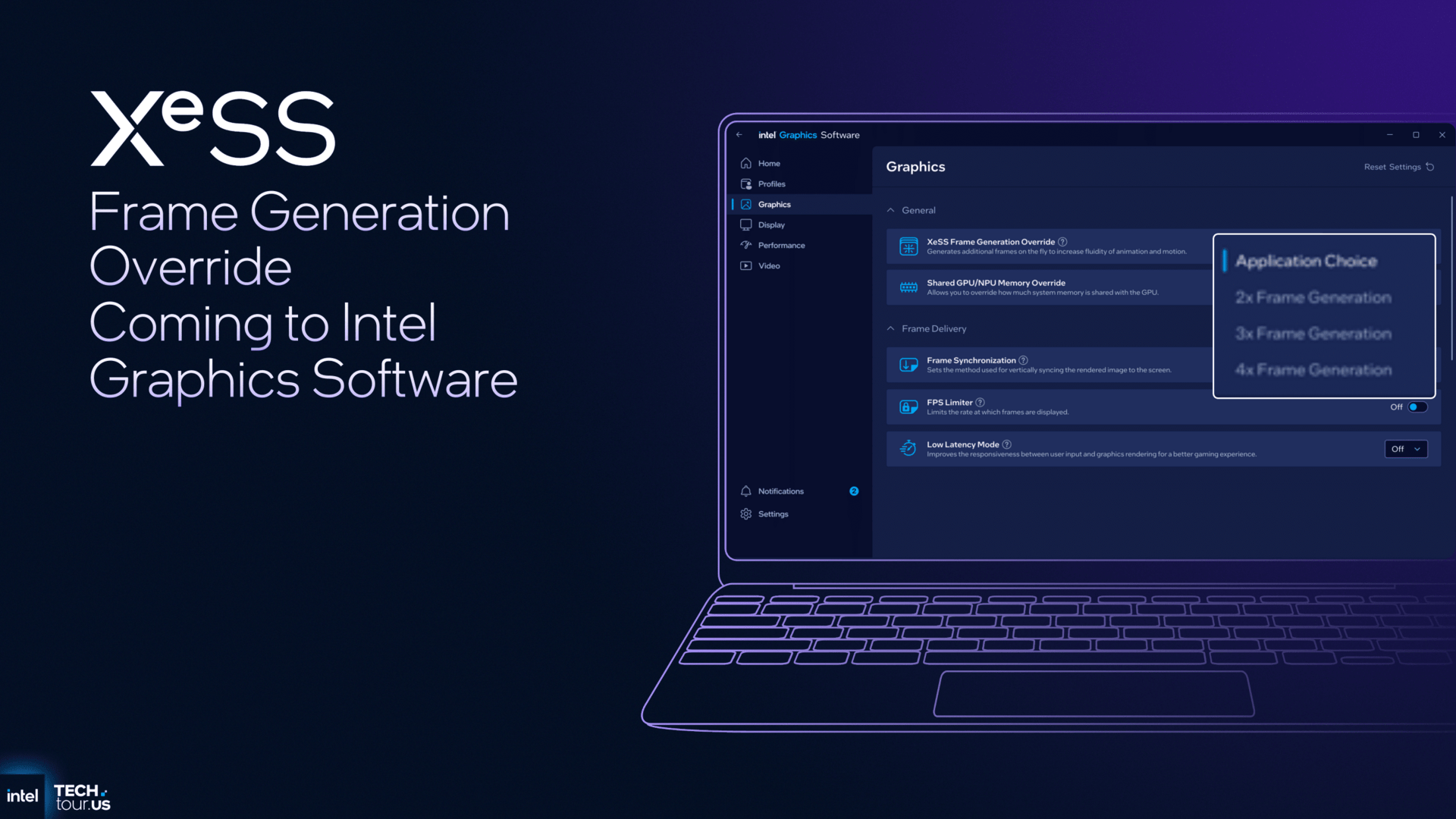 Technologie Intel XeSS 3 s vícenásobným generováním snímků
