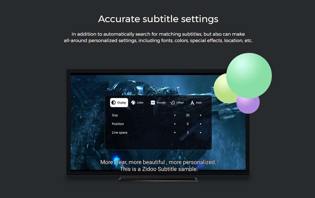 Zidoo Media Center - Titulky