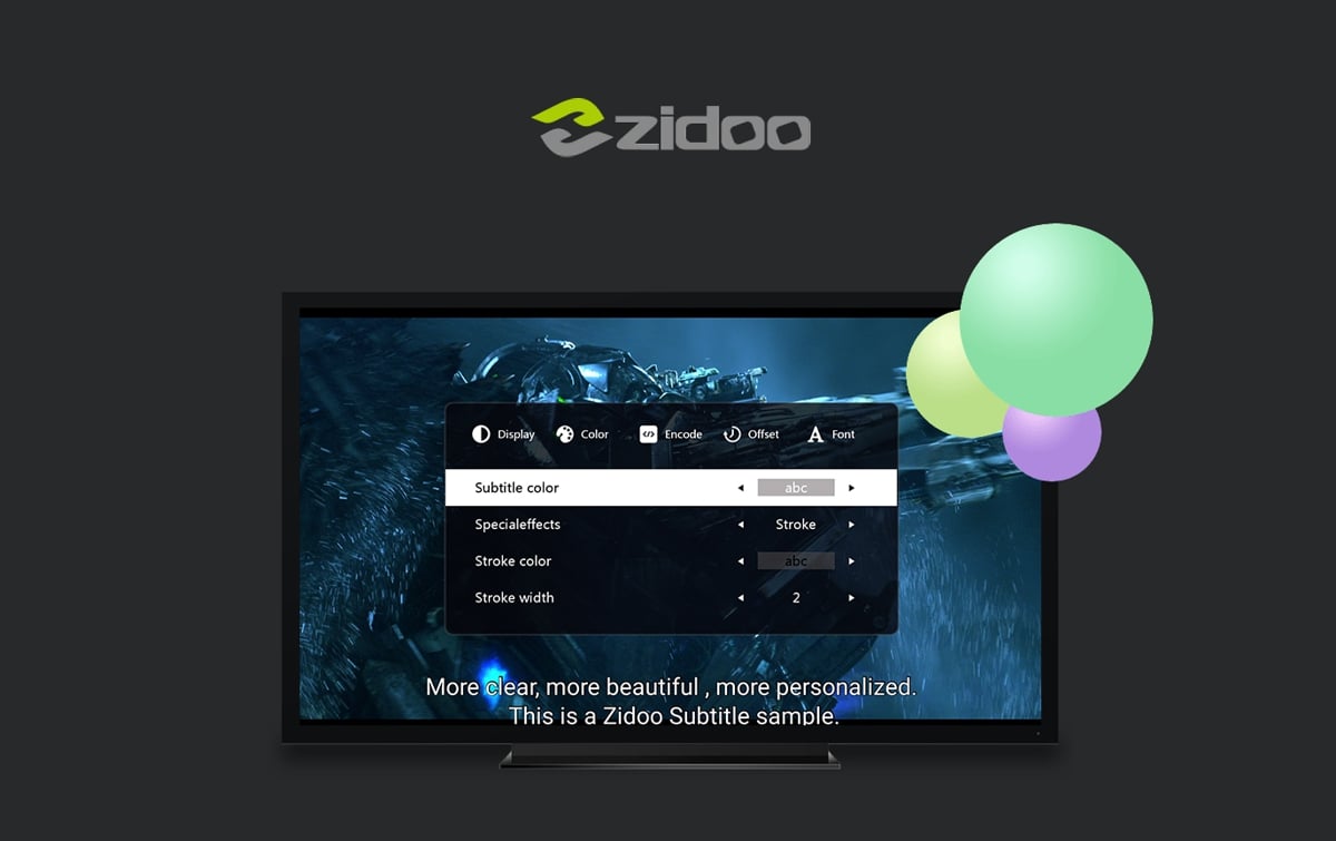 Zidoo Media Center - Titulky