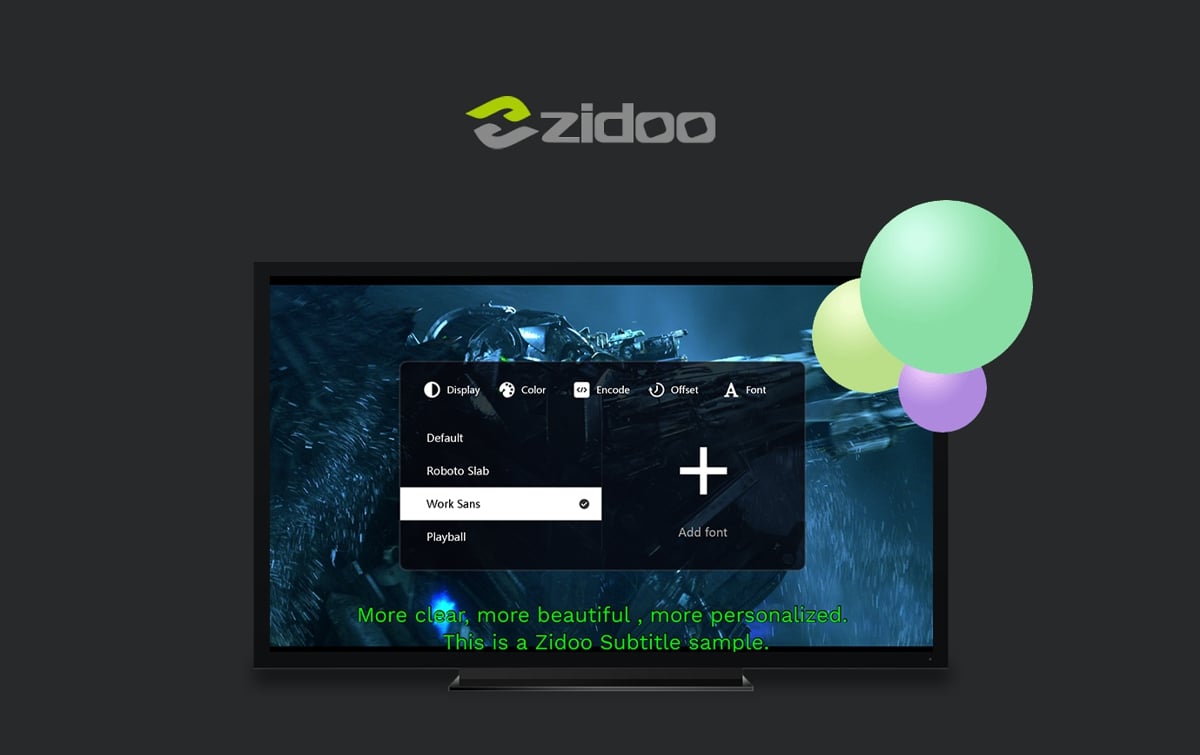 Zidoo Media Center - Titulky