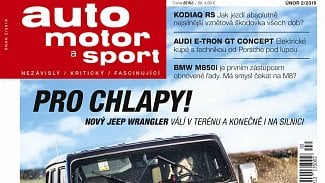 Náhledový obrázek - Právě vychází časopis Auto motor a sport 2/2019