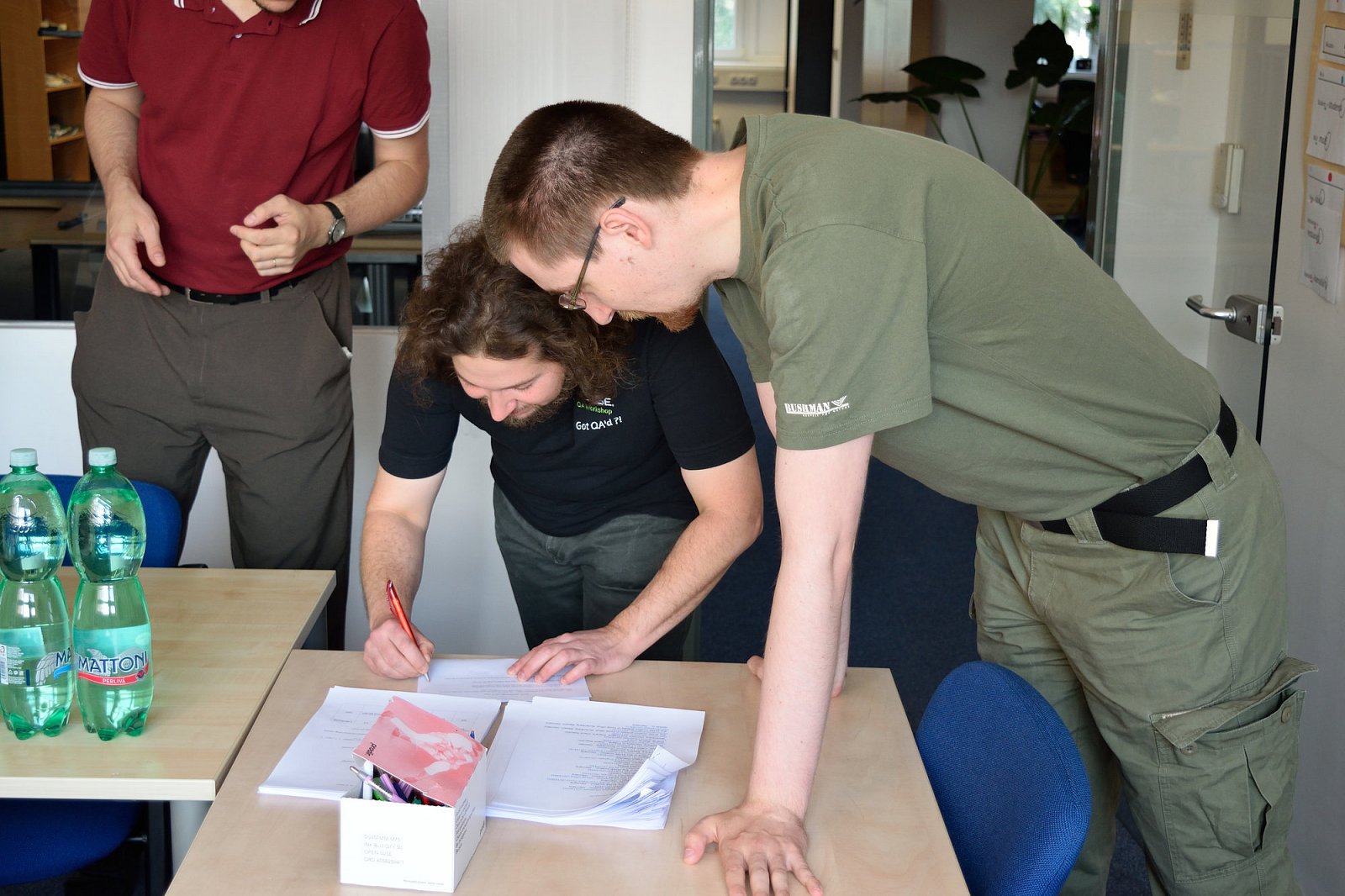 Testování dotazníku pro návštěvníky na „dobrovolnících“ z řad zaměstnanců.