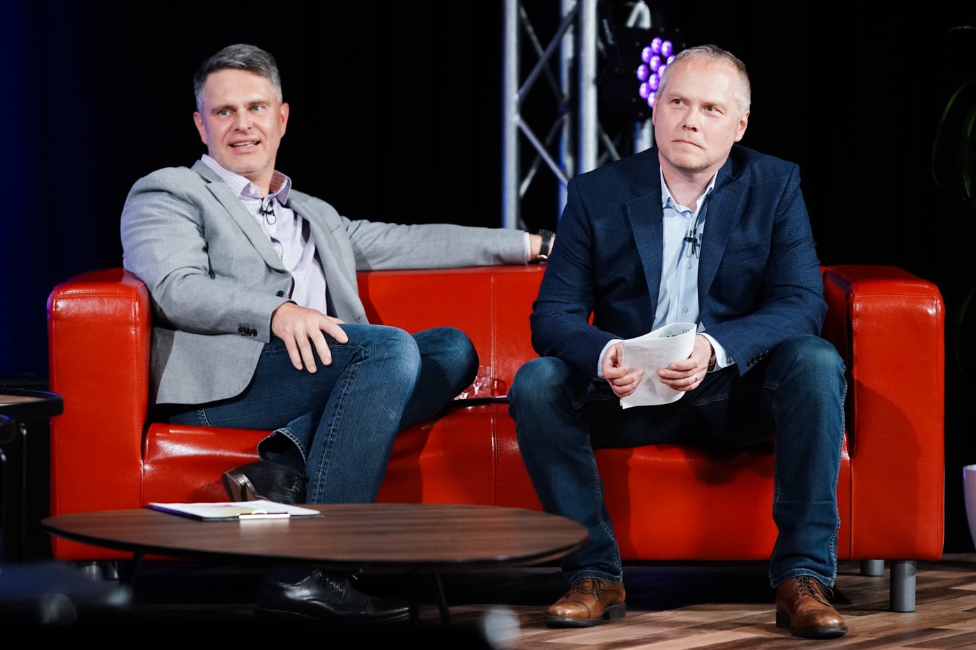 "Schéma je postavené tak, aby bylo maximálně přehledné a jednoduché," říká programový ředitel Roman Mrázek (vpravo).