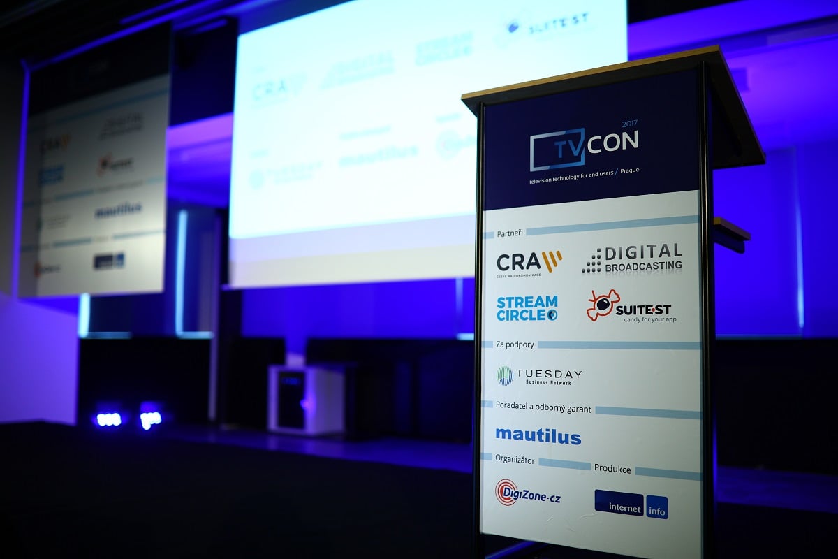 Dopolední část konference TVCON 2017