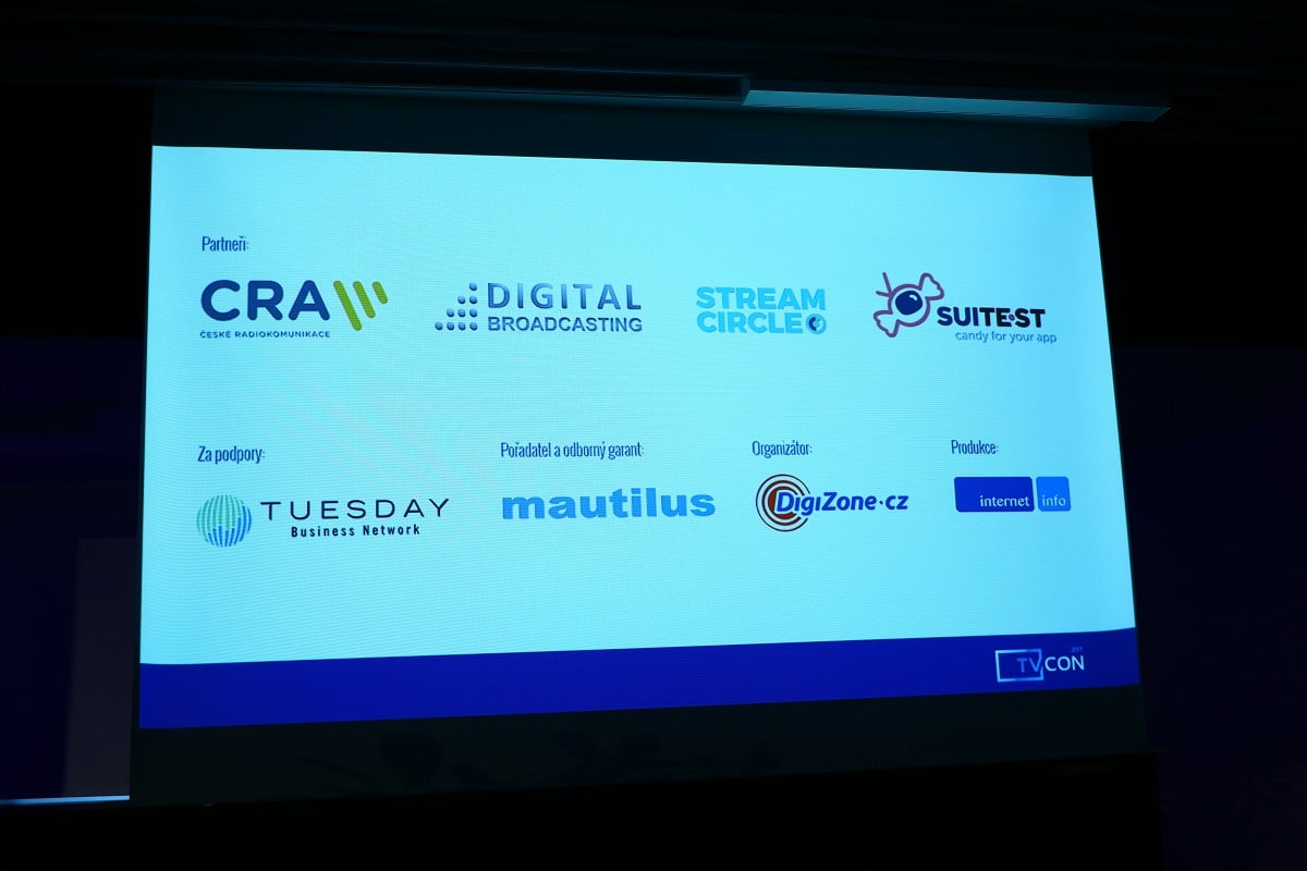 Dopolední část konference TVCON 2017