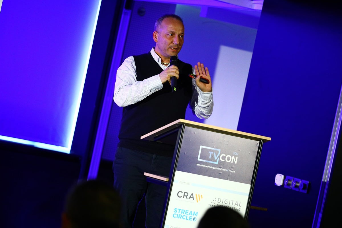 Dopolední část konference TVCON 2017