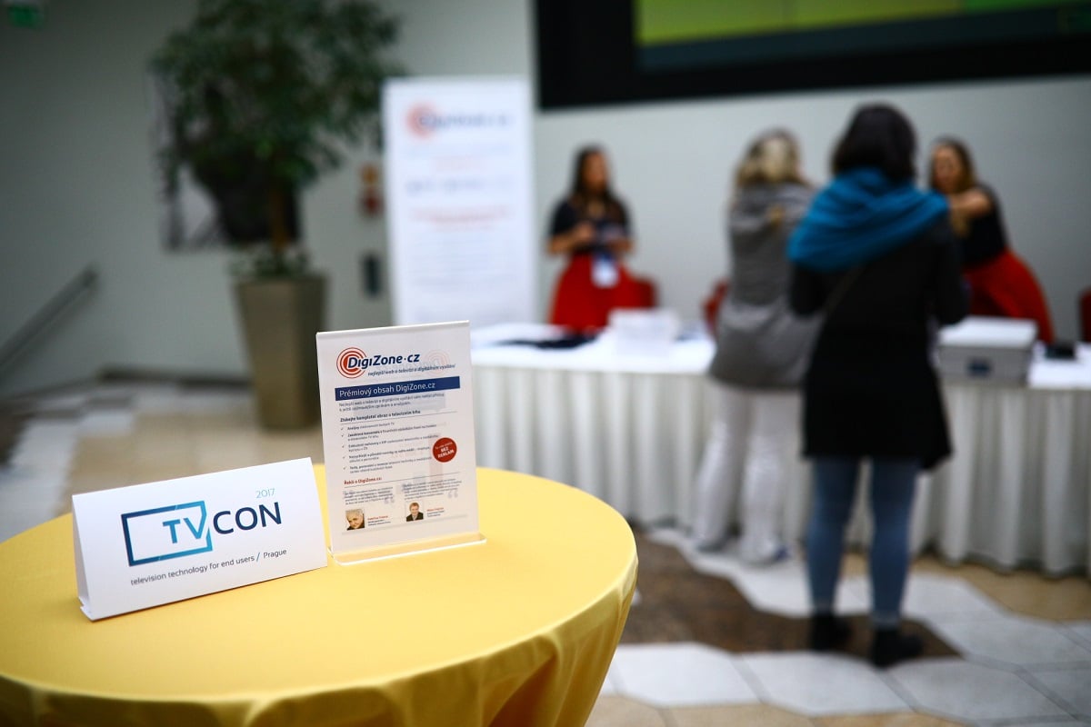 Dopolední část konference TVCON 2017